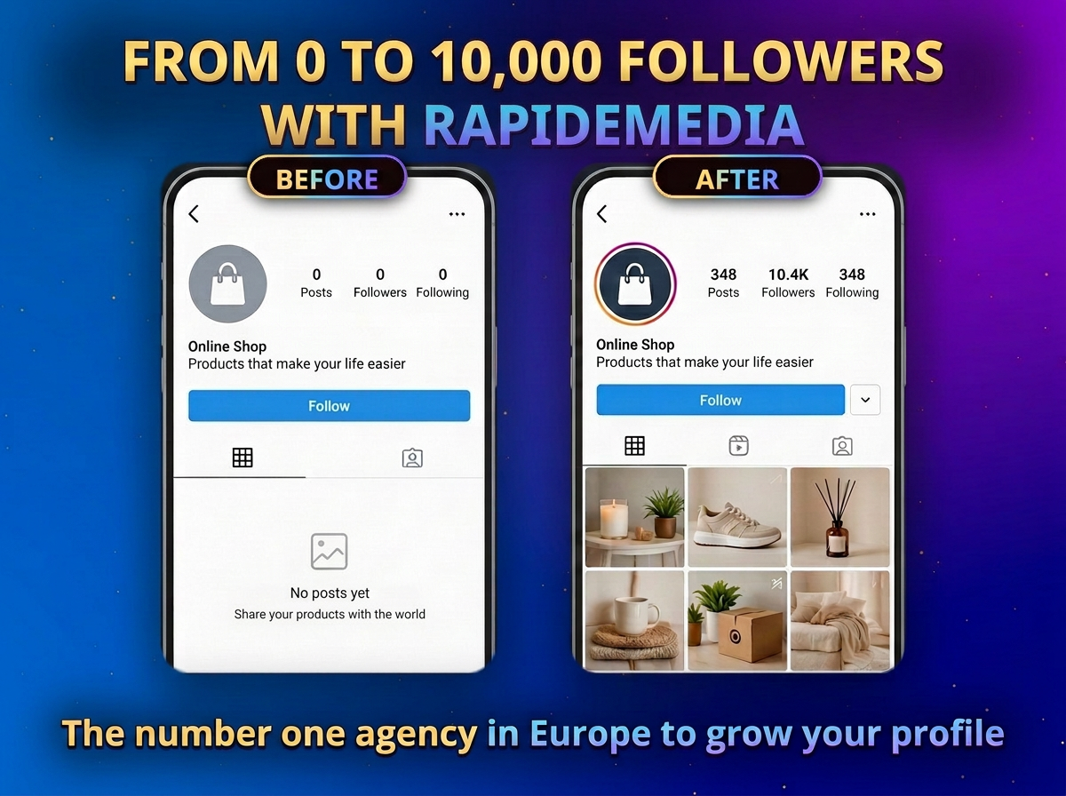 How this profile went from 0 to over 10,000 followers with our service
